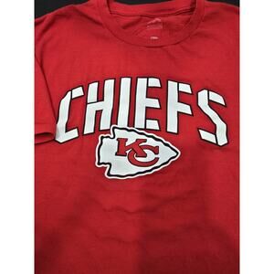 Majestic Kansas City Chiefs Patrick Mahomes #15 - Red Jersey T-shirt SZ L